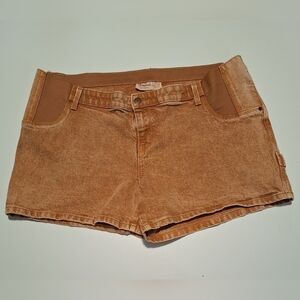 Isabel Maternity Cargo Denim Jean Short Sz. 16